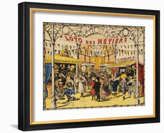 Loto Des Metiers Poster-null-Framed Giclee Print