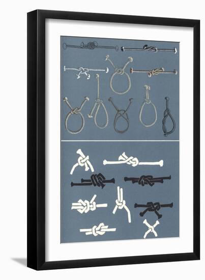 Lots of Knots-null-Framed Art Print