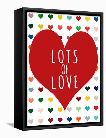 Lots of Love-Shelley Lake-Framed Stretched Canvas