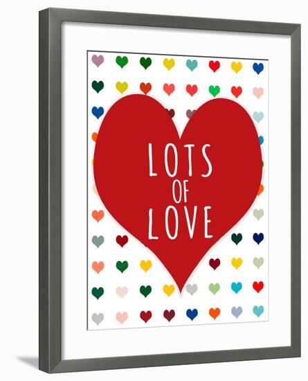 Lots of Love-Shelley Lake-Framed Art Print