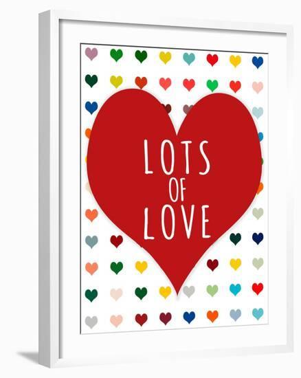 Lots of Love-Shelley Lake-Framed Art Print