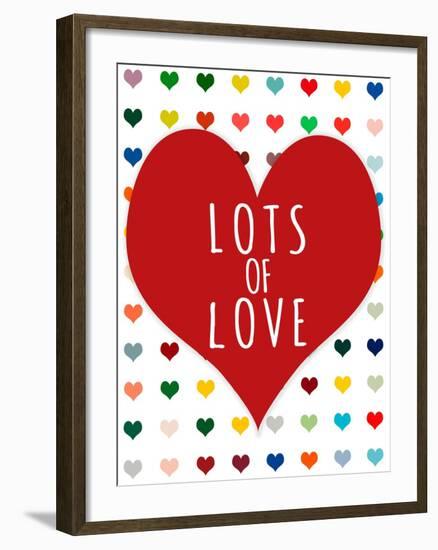 Lots of Love-Shelley Lake-Framed Art Print