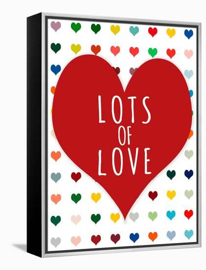 Lots of Love-Shelley Lake-Framed Stretched Canvas