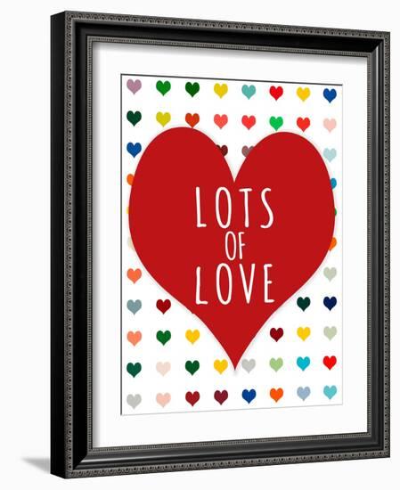 Lots of Love-Shelley Lake-Framed Art Print