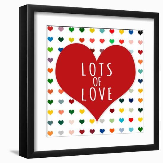 Lots of Love-Shelley Lake-Framed Art Print