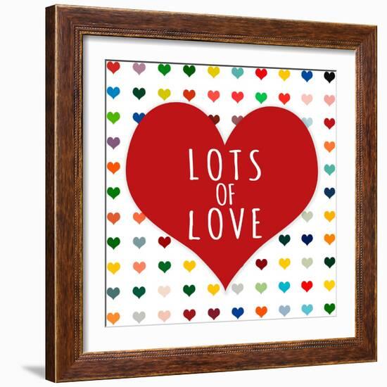 Lots of Love-Shelley Lake-Framed Art Print