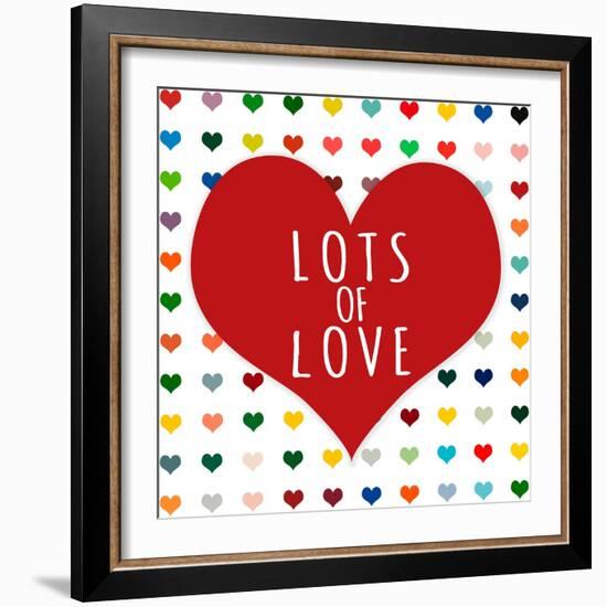 Lots of Love-Shelley Lake-Framed Art Print