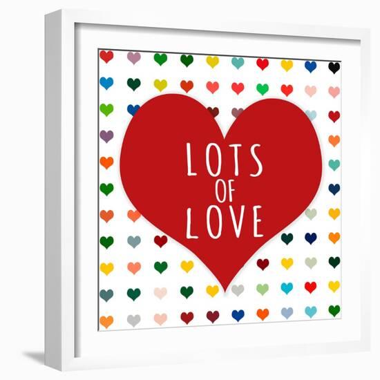 Lots of Love-Shelley Lake-Framed Art Print