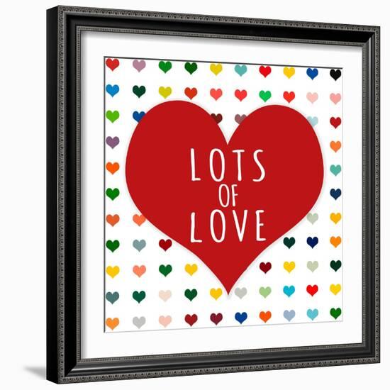 Lots of Love-Shelley Lake-Framed Art Print