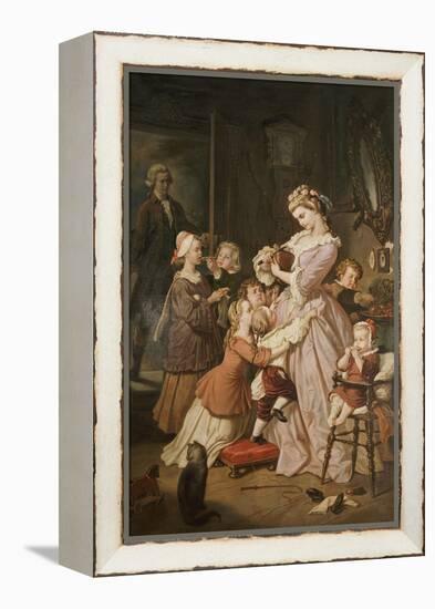 Lotte (Werther's Leiden)-Wilhelm Von Kaulbach-Framed Premier Image Canvas