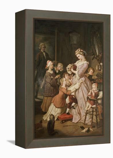 Lotte (Werther's Leiden)-Wilhelm Von Kaulbach-Framed Premier Image Canvas