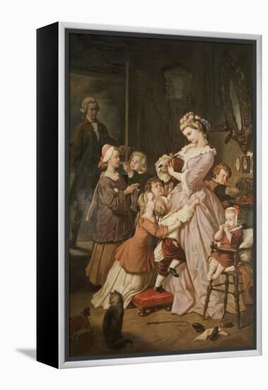 Lotte (Werther's Leiden)-Wilhelm Von Kaulbach-Framed Premier Image Canvas