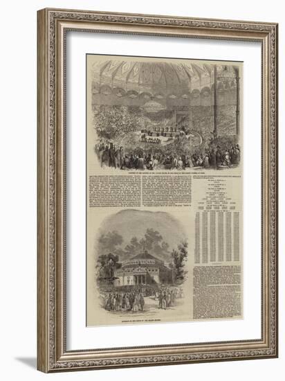 Lottery of the Golden Ingots at Paris-null-Framed Giclee Print