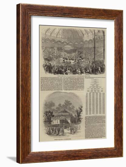 Lottery of the Golden Ingots at Paris-null-Framed Giclee Print