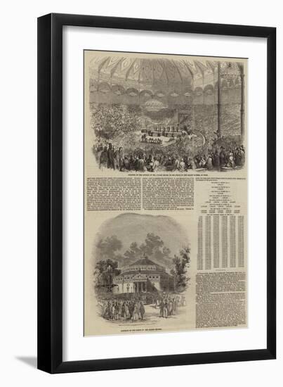 Lottery of the Golden Ingots at Paris-null-Framed Giclee Print