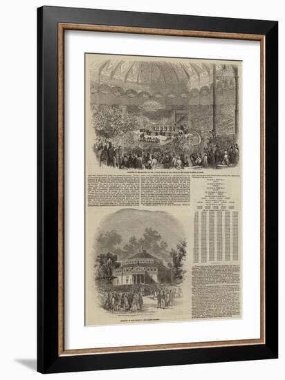 Lottery of the Golden Ingots at Paris-null-Framed Giclee Print