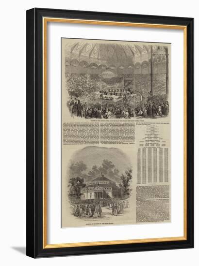 Lottery of the Golden Ingots at Paris-null-Framed Giclee Print