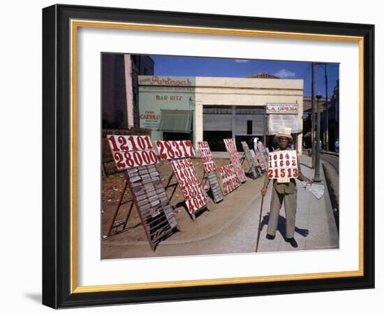 Lottery Ticket Vendor-Eliot Elisofon-Framed Photographic Print