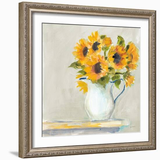 Lotties Sunflowers-Sue Schlabach-Framed Art Print