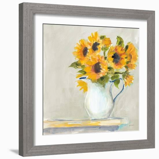 Lotties Sunflowers-Sue Schlabach-Framed Art Print