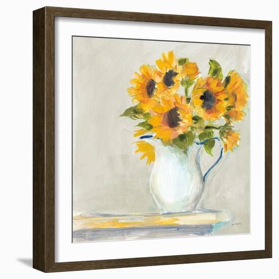 Lotties Sunflowers-Sue Schlabach-Framed Art Print