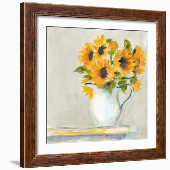 Lotties Sunflowers-Sue Schlabach-Framed Art Print