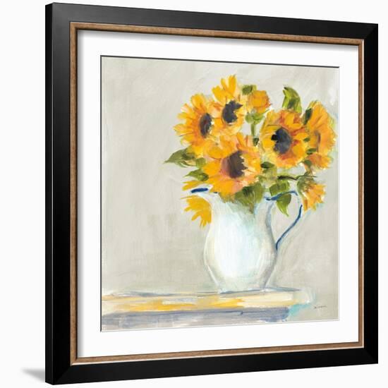 Lotties Sunflowers-Sue Schlabach-Framed Art Print