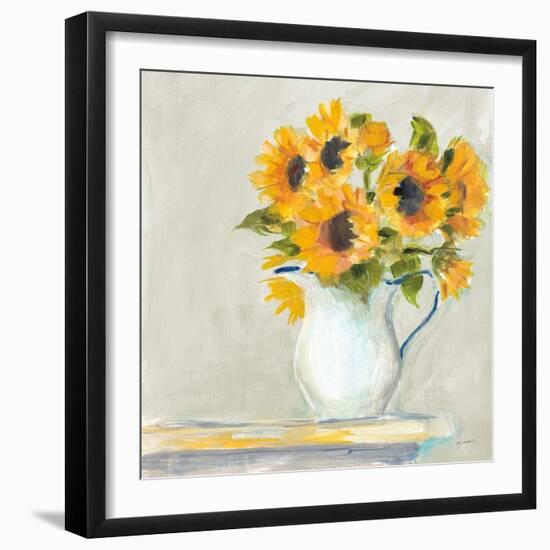 Lotties Sunflowers-Sue Schlabach-Framed Art Print