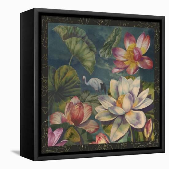 Lotus and Crane-Bill Jackson-Framed Premier Image Canvas