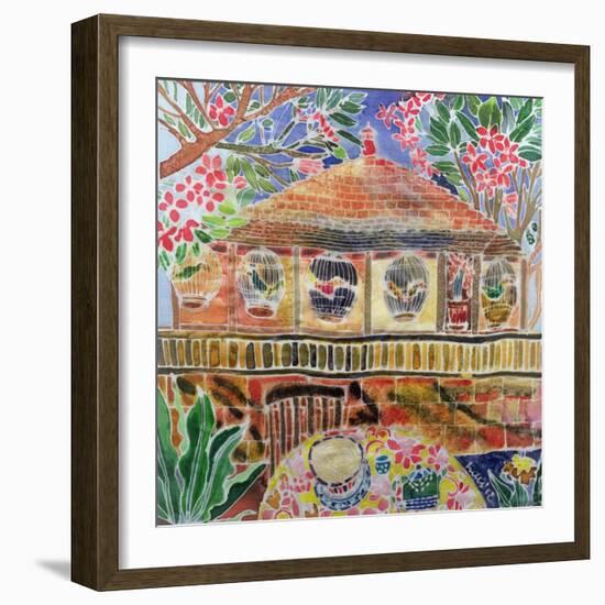 Lotus Cafe, Ubud, Bali, 2002-Hilary Simon-Framed Giclee Print