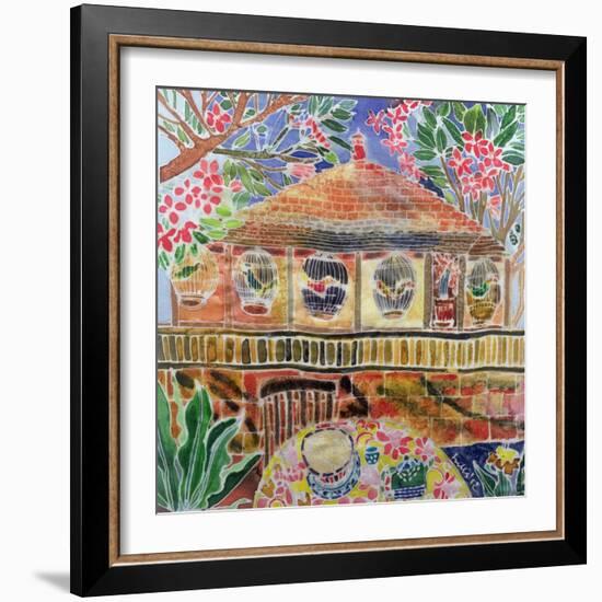 Lotus Cafe, Ubud, Bali, 2002-Hilary Simon-Framed Giclee Print