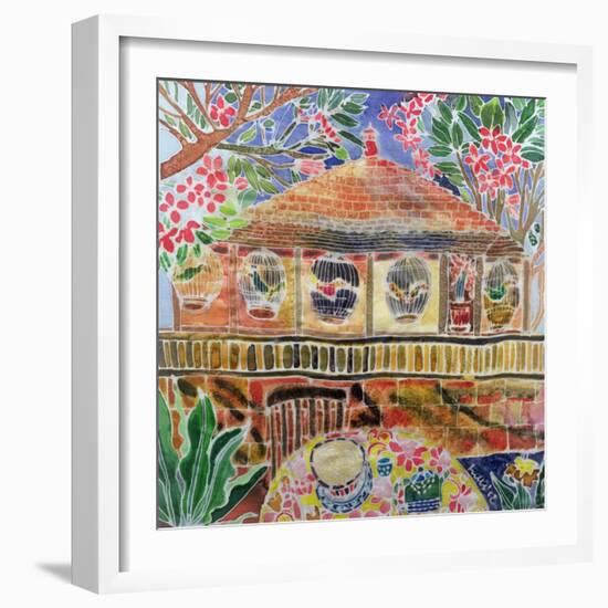 Lotus Cafe, Ubud, Bali, 2002-Hilary Simon-Framed Giclee Print