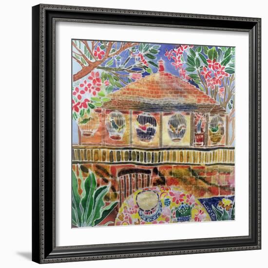 Lotus Cafe, Ubud, Bali, 2002-Hilary Simon-Framed Giclee Print