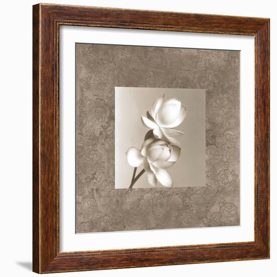 Lotus Duet-Claire Beaumont-Framed Art Print