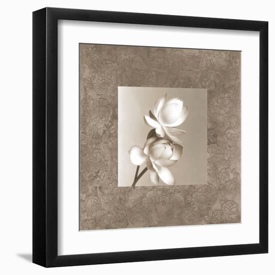 Lotus Duet-Claire Beaumont-Framed Art Print