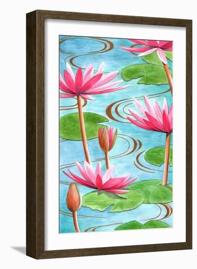 Lotus Flower, 2008-Jenny Barnard-Framed Giclee Print