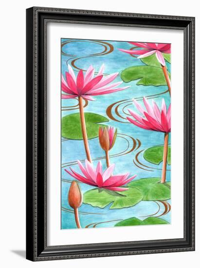 Lotus Flower, 2008-Jenny Barnard-Framed Giclee Print