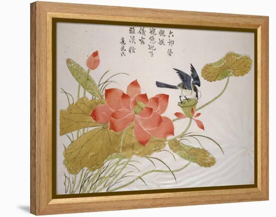 Lotus Flower-Ding Liangxian-Framed Stretched Canvas