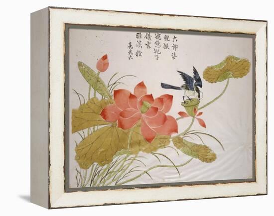 Lotus Flower-Ding Liangxian-Framed Stretched Canvas