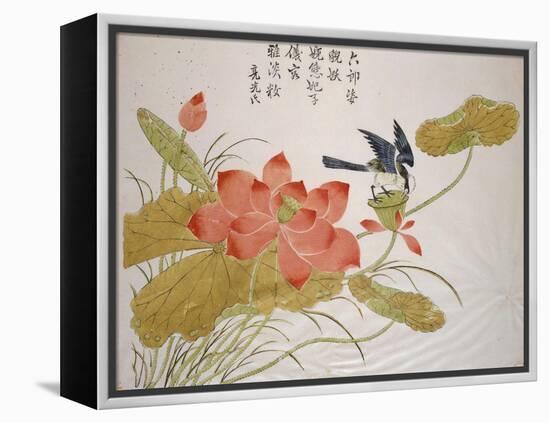 Lotus Flower-Ding Liangxian-Framed Stretched Canvas