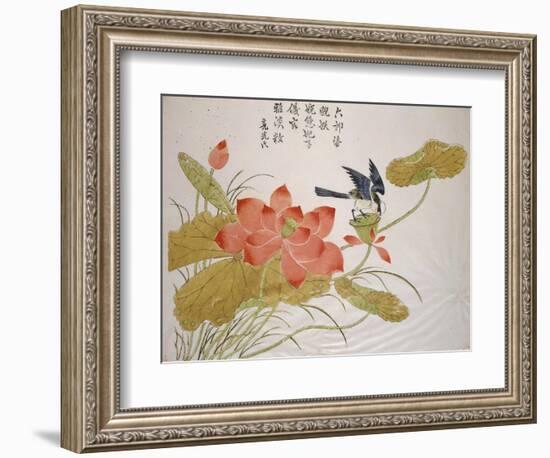 Lotus Flower-Ding Liangxian-Framed Art Print