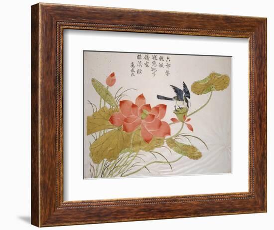 Lotus Flower-Ding Liangxian-Framed Art Print