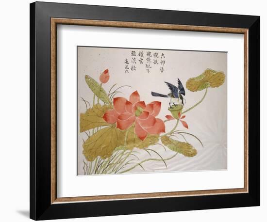 Lotus Flower-Ding Liangxian-Framed Art Print