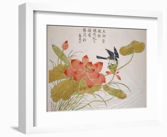 Lotus Flower-Ding Liangxian-Framed Art Print