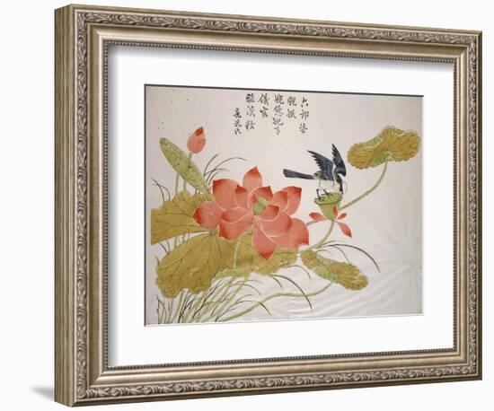 Lotus Flower-Ding Liangxian-Framed Art Print