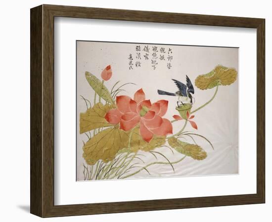 Lotus Flower-Ding Liangxian-Framed Art Print