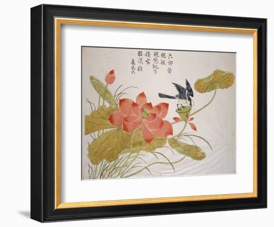 Lotus Flower-Ding Liangxian-Framed Art Print