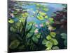 Lotus Flowers-kirilstanchev-Mounted Art Print