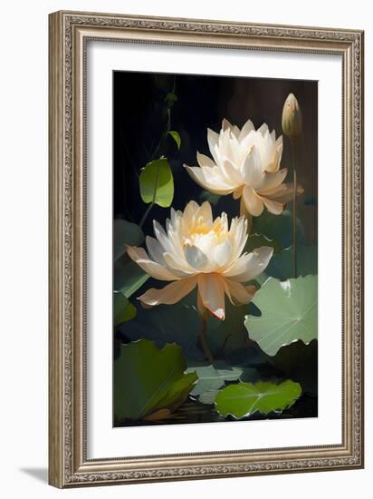 Lotus I-Vivienne Dupont-Framed Art Print