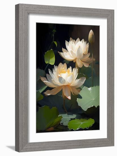 Lotus I-Vivienne Dupont-Framed Art Print